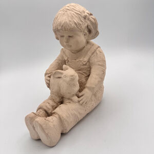 Vintage 1985 Bright Eyes Sculpture by Dee Crowley for Austin Productions